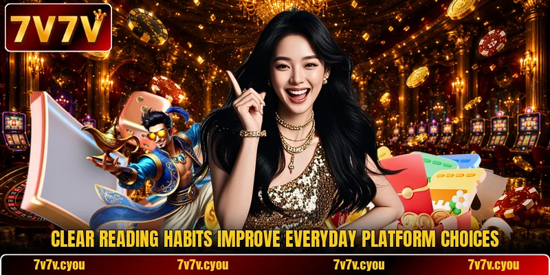 Clear reading habits improve everyday platform choices Clear reading habits improve everyday platform choices