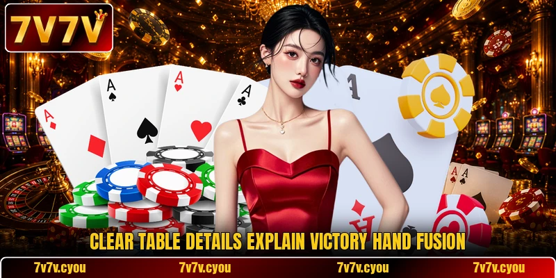 Clear table details explain Victory Hand Fusion Clear table details explain Victory Hand Fusion