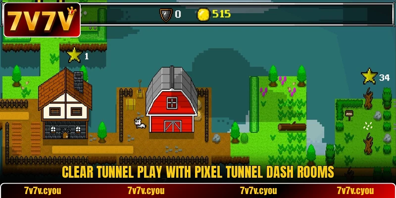 Clear tunnel play with Pixel Tunnel Dash rooms Clear tunnel play with Pixel Tunnel Dash rooms