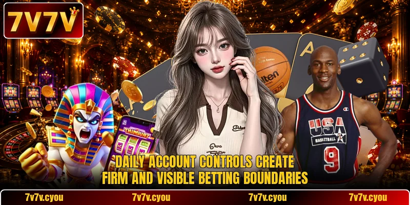 Daily account controls create firm and visible betting boundaries Daily account controls create firm and visible betting boundaries