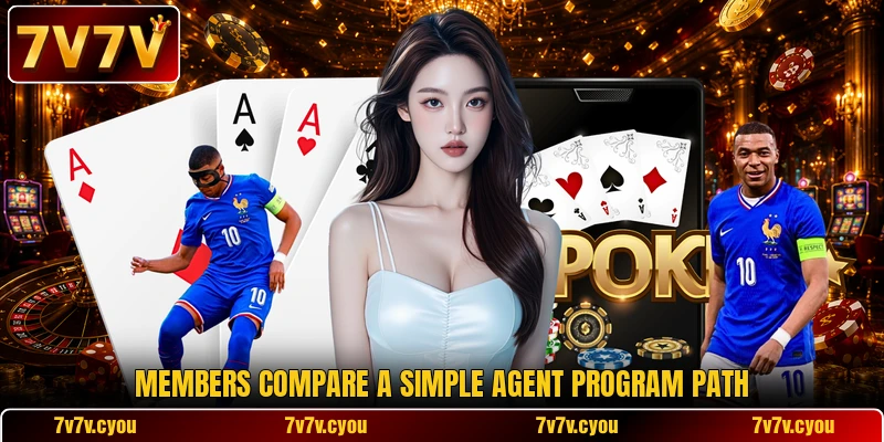 Members compare a simple agent program path Members compare a simple agent program path