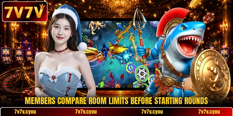 Members compare room limits before starting rounds Members compare room limits before starting rounds