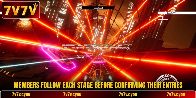 Members follow each stage before confirming their entries Members follow each stage before confirming their entries