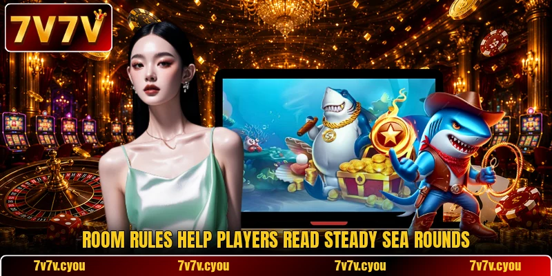 Players compare room rules before each round Players compare room rules before each round