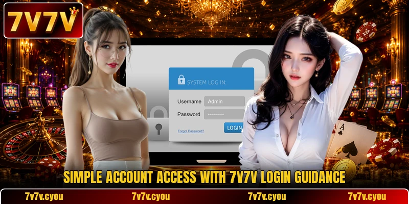Simple account access with 7V7V login guidance Simple account access with 7V7V login guidance