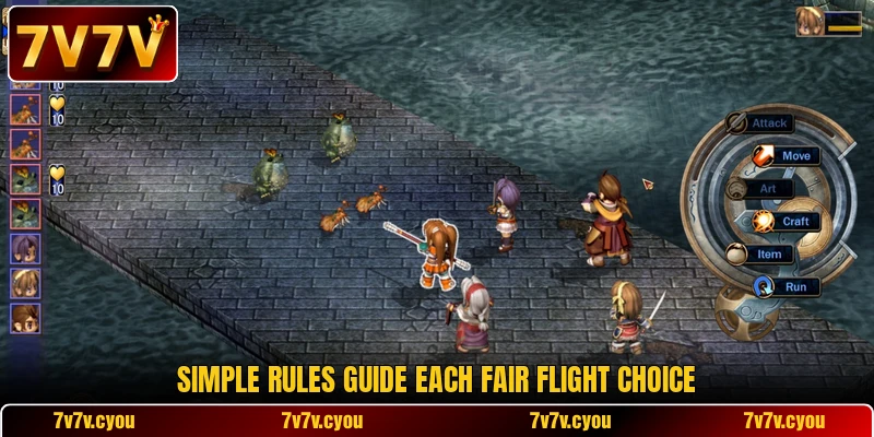 Simple rules guide each fair flight choice Simple rules guide each fair flight choice