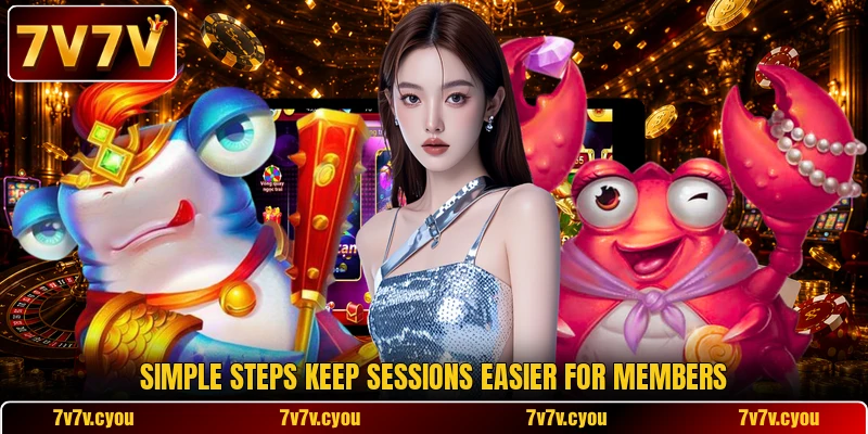 Simple steps keep sessions easier for members Simple steps keep sessions easier for members