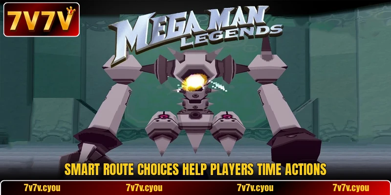 Smart route choices help players time actions Smart route choices help players time actions