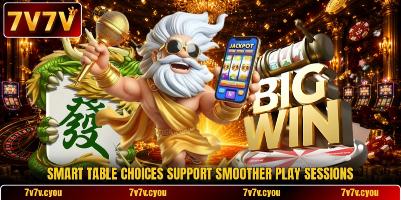 Smart table choices support smoother play sessions Smart table choices support smoother play sessions